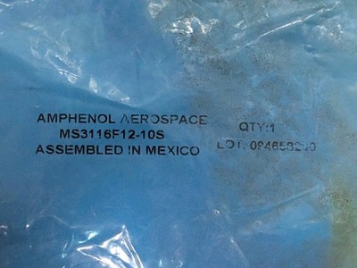 AMPHENOL AEROSPACE MS3116F12-10S part NEW IN BAG Lot 094658290