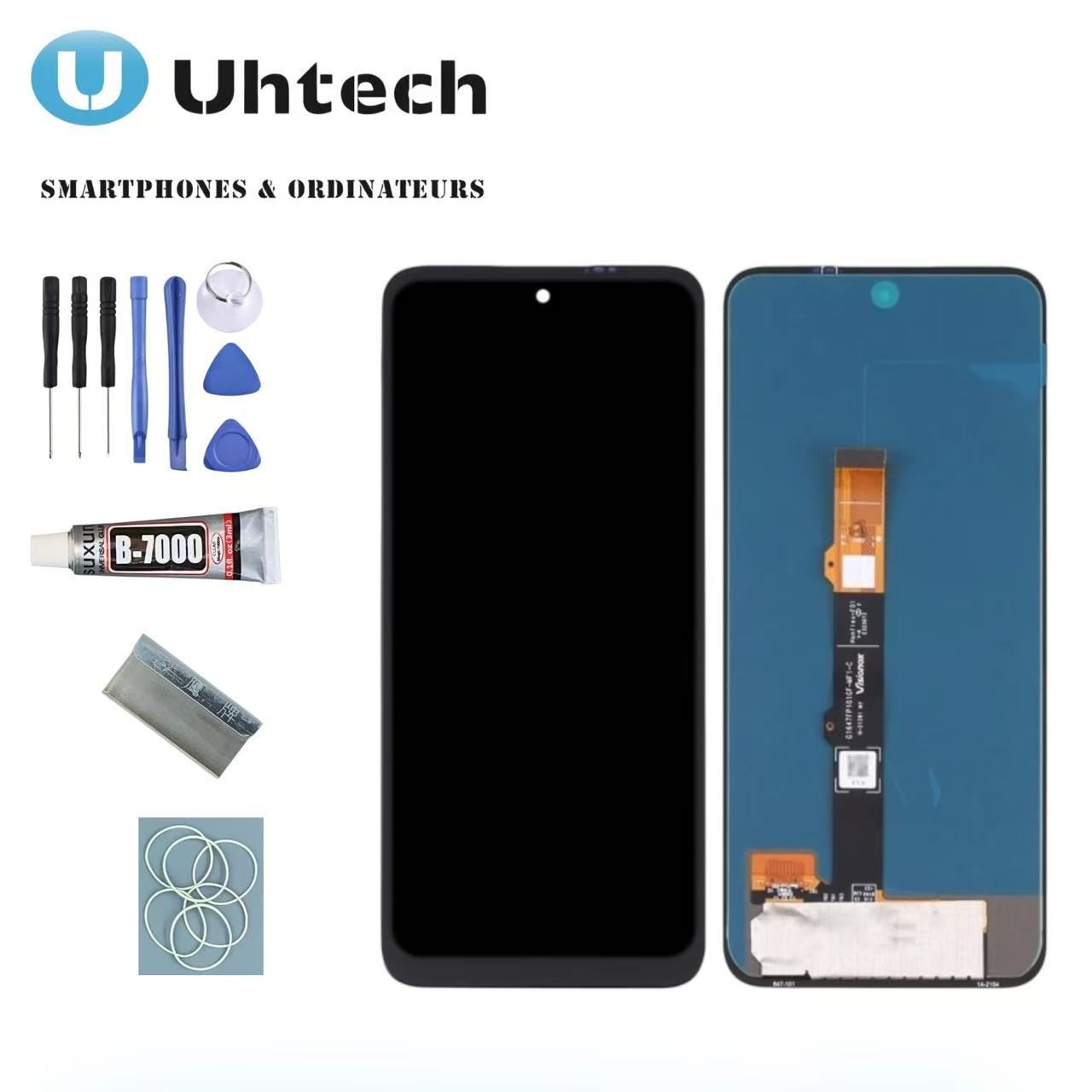 Écran pour Motorola Moto G71 5G vitre de remplacement pour tactile cassé