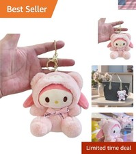 5" Cute Plush Cartoon Bag Charm Keychain for Women  Girls - Perfect Gift Idea