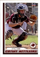2010 Cotuit Kettleers Choice #6 C.J. Cron Salt Lake City Utah UT Baseball Card