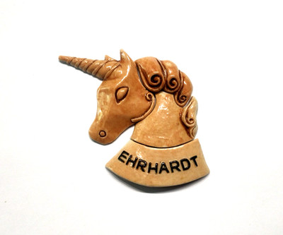 EHRHARDT UNICORN PUZZLE 2001 Complete Bean Set Advertising Person *196.204