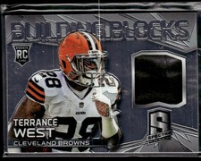 2014 Panini Spectra #BB-TW Terrance West Building Blocks Jerseys SN,MEM 3203O