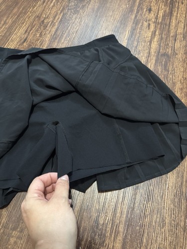 Spanx Get Moving Sz Large Pleated Lined Skirt Athletic Shapewear - Picture 4 of 5