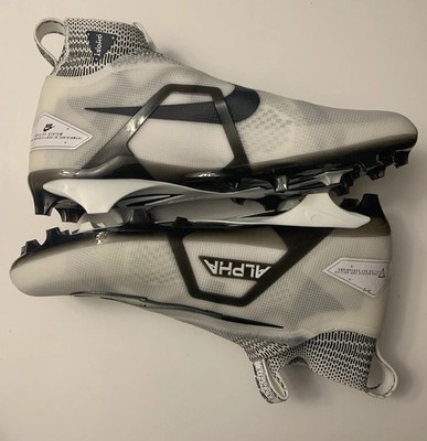 Nike Alpha Menace Elite 3 Football Cleats Ghost White Mens 14 Wide DH1350-100