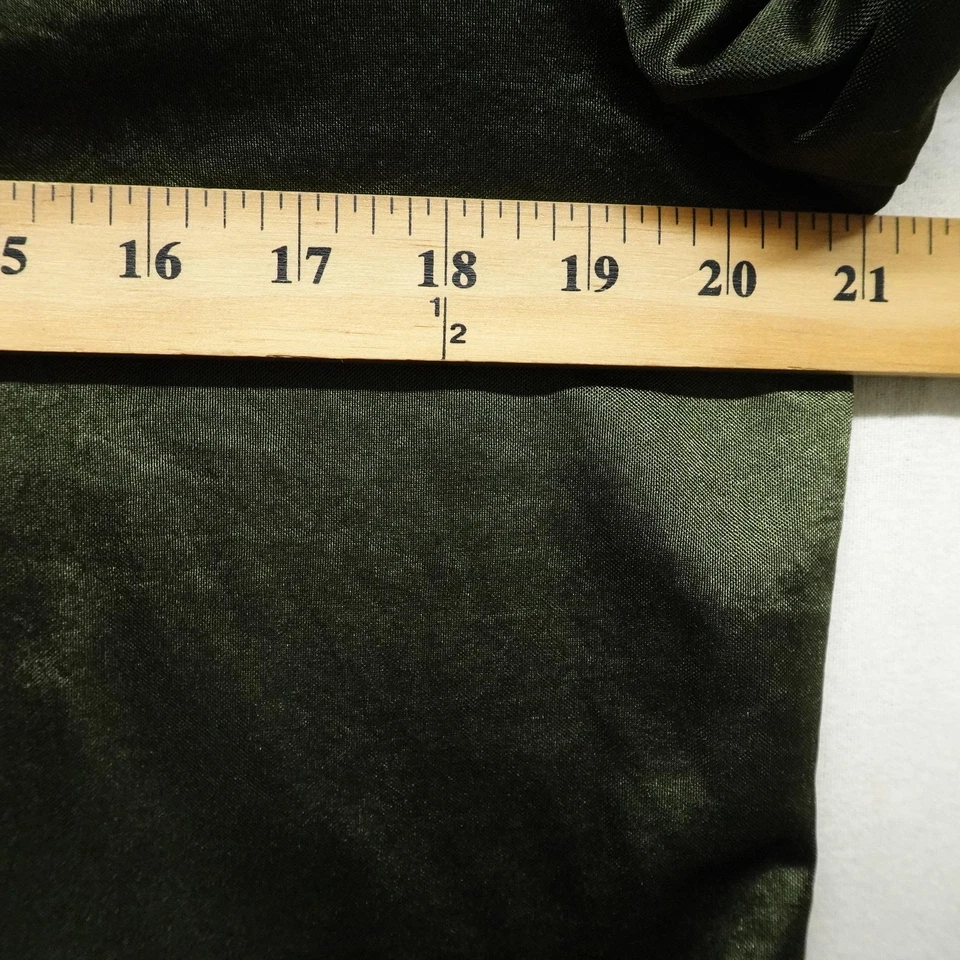 Camisa GAP feminina grande verde cetim botão frontal manga longa gola blusa - Imagem 4 de 4