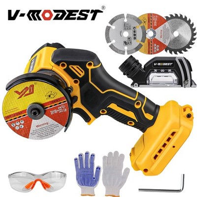 Cordless 3 inch Compact Cut Off Tool Mini Circular Saw For DeWalt 20V Battery