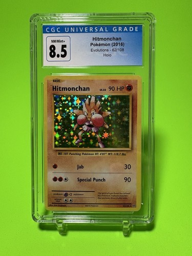Hitmonchan graded CGC 8.5 for sale on eBay