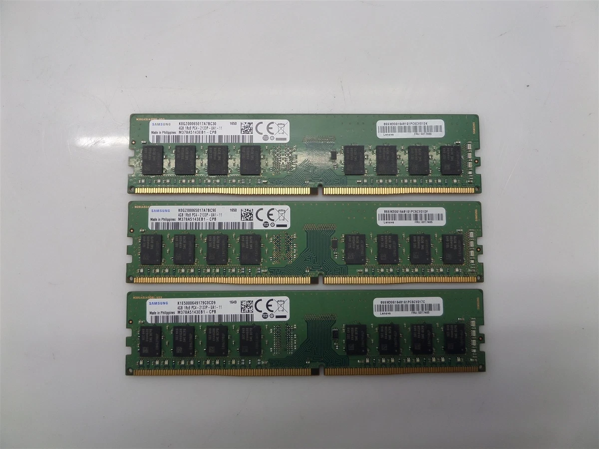Samsung DDR4 SDRAM 4 GB Capacity per Module Memory (RAM) for sale