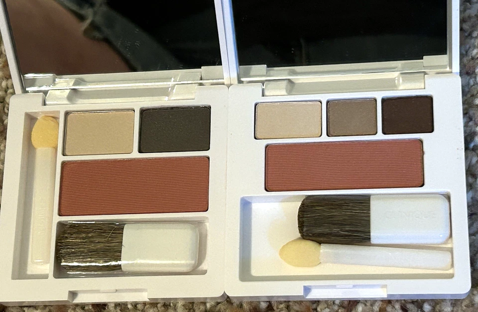 2 New Clinique Blush & Eye All About Shadow Palette Neutral Territory Lulu DK - Image 2 of 3
