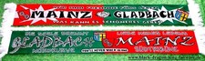 Gladbach Schal Freundschaft "WIR SIND" Kurve Block Mainz Fan + NEU + 100% Acryl