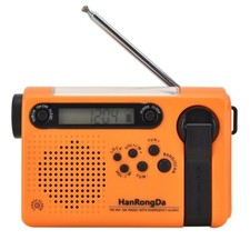 HRD-900 Solar Full Band Radio FM AM SW w/ Emergency Alarm Flashlight Standard ts