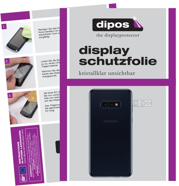 12X Schutzfolie FüR Samsung Galaxy S10E Kameralinse Klar Kameraschutzfolie Folie-image