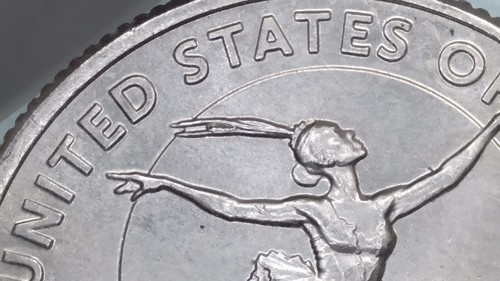 Maria Tallchief, Break on Feathers. 2023-P. Circulated. Mint Error. #194 - Picture 2 of 7