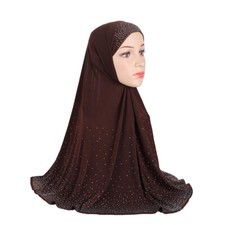 12Pcs Muslim Women Hijab Shawl Wrap Turban Instant Headscarf One Piece Burka Eid
