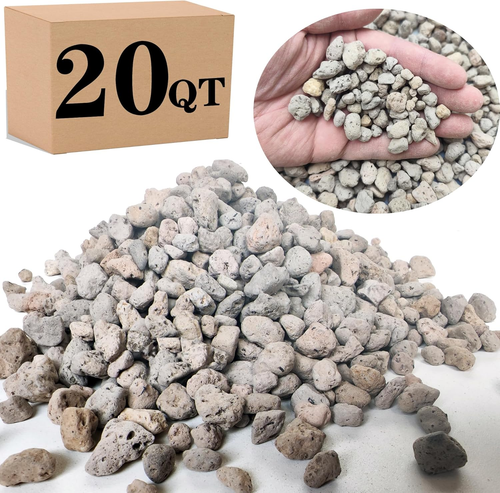 Patches Of Green Pumice Rock - 3 Gallon (12 Dry Quarts) For Bonsai & Succulent Soil Mix