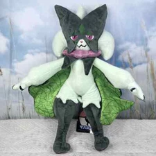 LEGENDS Meowscarada 15" Plush Toy Switch Game Scarlet Violet Cat Stuffed Animal