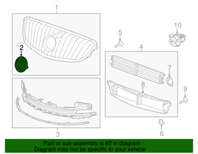 GM Front Grille Tri-Shield Logo 9056280 | eBay 
