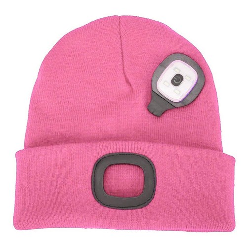 Mütze mit Licht Joggingmütze Beanie Strickmütze LED Lampe USB Akku aufladbar RD - Bild 22 von 56