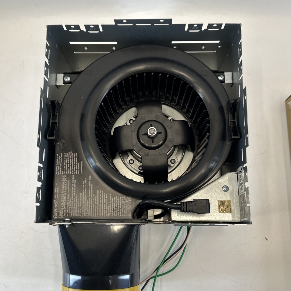 ReVent 110CFM Humidity Sensing Bath Exhaust Fan RVSH110 Switch Included ...