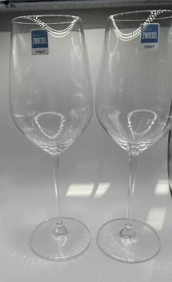 Schott Zwiesel Crystal Titan Red Wine Glasses Set Of 2 10   w/ Sticker