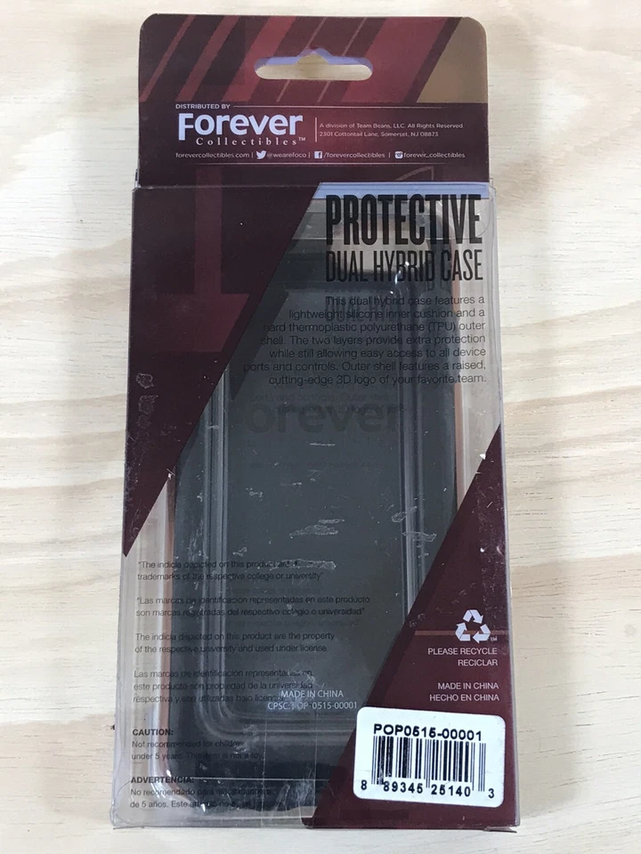 Funda híbrida doble protectora contra impactos Texas Longhorns iPhone 6 y 6s con licencia NCAA Foto 2 de 4