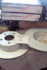 MERCEDES BENZ REAR BRAKE ROTORS  SET 2) 2104230612* C CLASS CLK E  SLK 1996-2011