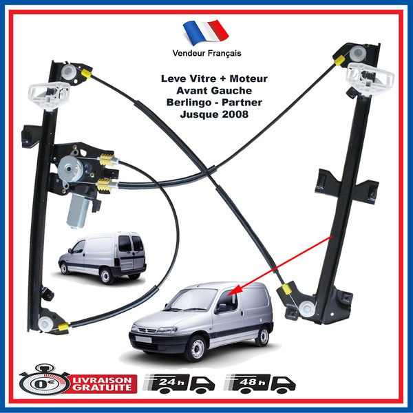 Fensterhebermechanismus Motor Vorne Links FüR Berlingo Partner 1619991080-image