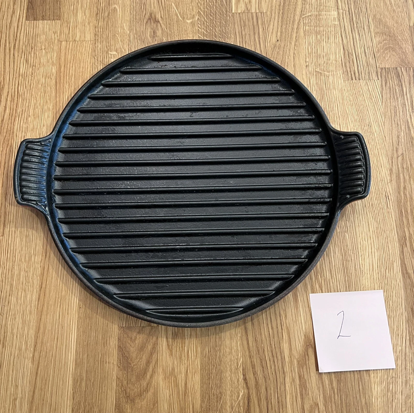 Le Creuset Griddle 13 inch Red France # 32