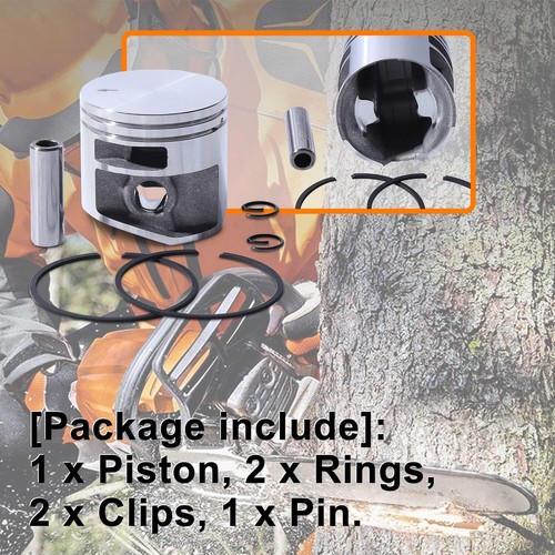 44.7mm Piston Ring Kit For Stihl MS271 MS271C MS261 MS261C Chainsaw Cylinder - Picture 3 of 5