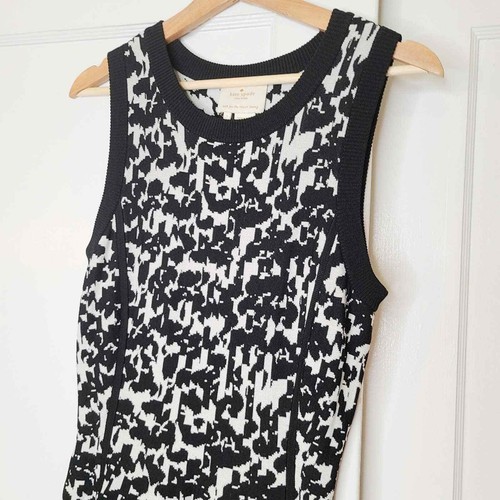 Vestido Kate Spade Floral Jacquard Tejido Calce y Destellos EE. UU. Talla S - Imagen 5 de 8