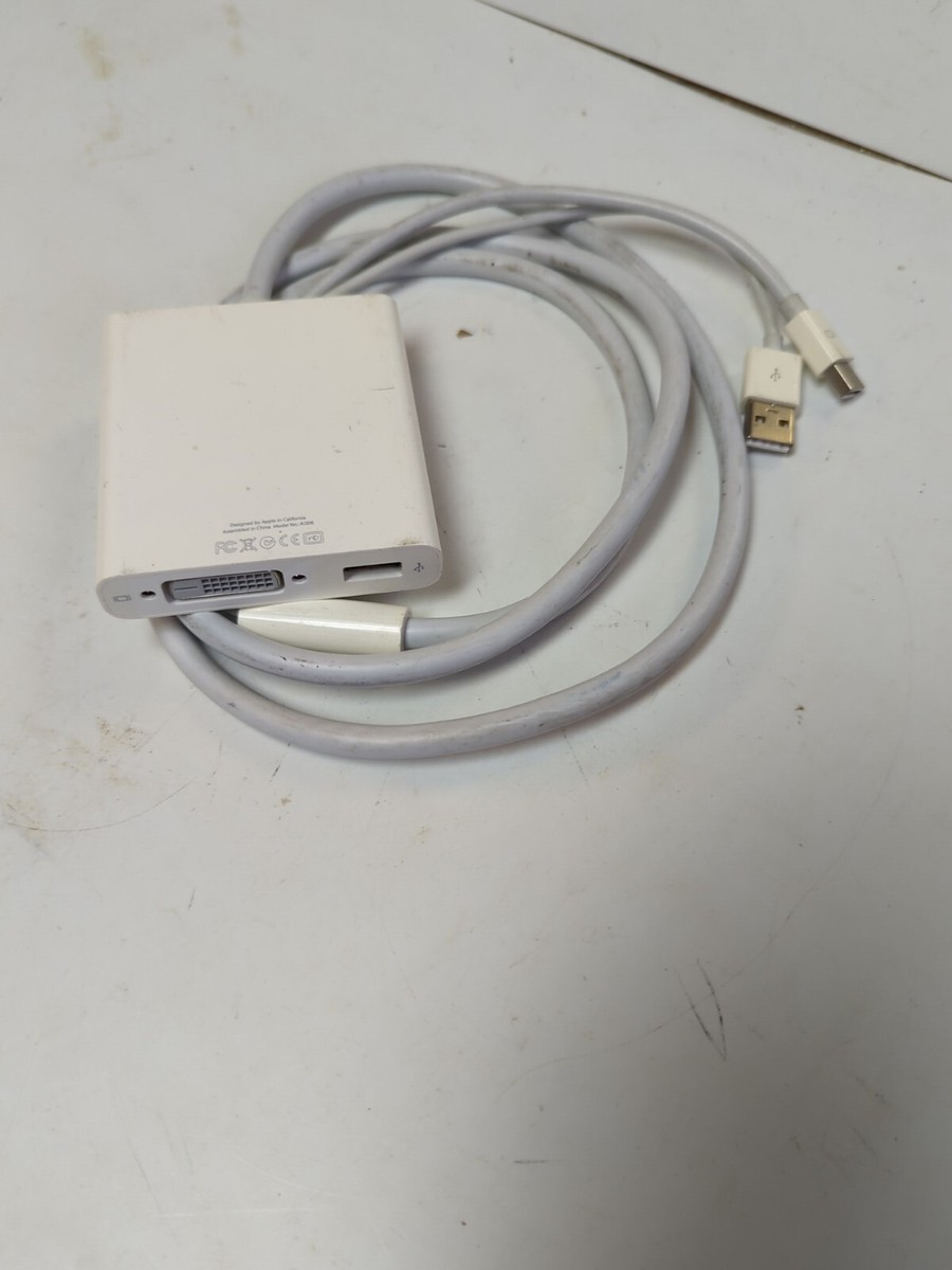 Genuine Apple A1306 Mini Displayport DP to DVI Dual-link Adapter