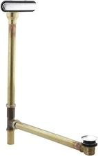 KOHLER K-7271-CP Clearflo Slotted Overflow Brass Bath Drain in Polished Chrome 