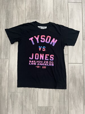 Roots of Fight Mike Tyson vs. Roy Jones Triller Tee Sold Out RARE Size L