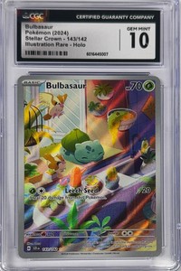 Bulbasaur 2024 Scarlet & Violet: Stellar Crown #143/142 Illustration ...