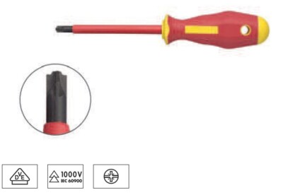 KLAUKE KL130PM1IS VDE-Plus/minus screwdriver 1,000V Insulated
