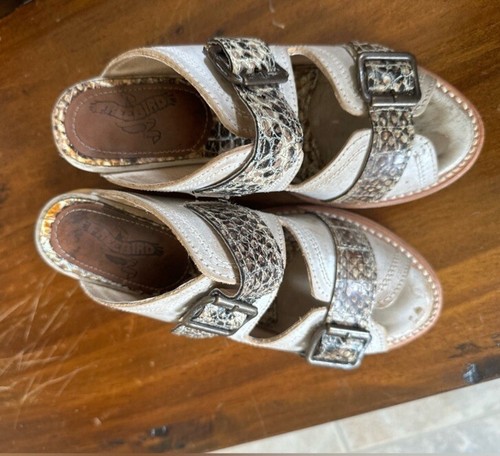 Freebird Caprice Women's Leather Sandals Sz/ Color Ice Multi - Picture 10 of 11