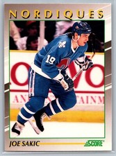 Joe Sakic 1991 Score Young Superstars #20