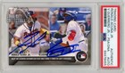 Ronald Acuna Vladimir Guerrero Jr 2021 Topps Now Autograph Card #267- PSA/DNA