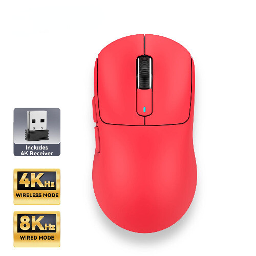 Bluetooth 2.4G Tri-Mode Gaming Mouse 26000dpi 650IPS 49g Lightweight