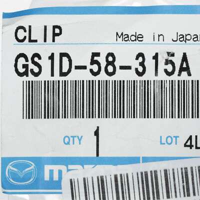 Mazda GS1D58315A Genuine OEM Lock Clip for sale online | eBay
