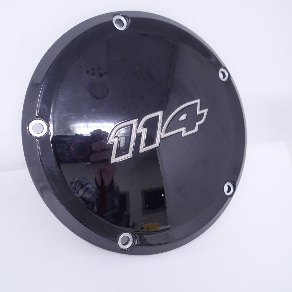 Harley-Davidson OEM Gloss Black 114 Derby Clutch Cover