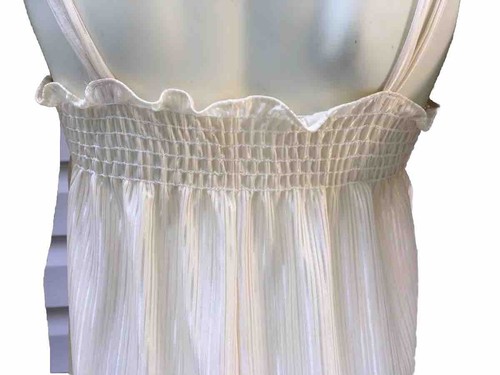 Molyclaire Peignor Set Ivory gown w/ Matching Robe Spaghetti Straps Long Sleeve - Picture 10 of 12