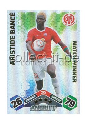 Match Attax 10/11 - 375 - ARISTIDE BANCE - Matchwinner