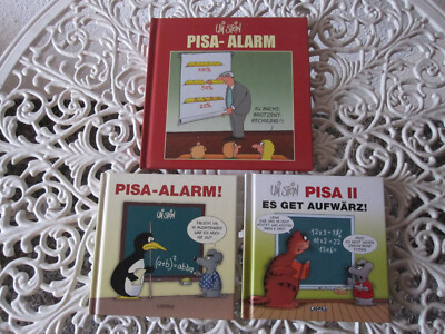 ULI STEIN Sammlung  3 Bücher -   PISA-ALARM !  - PISA II   ES GET AUFWÄRZ !