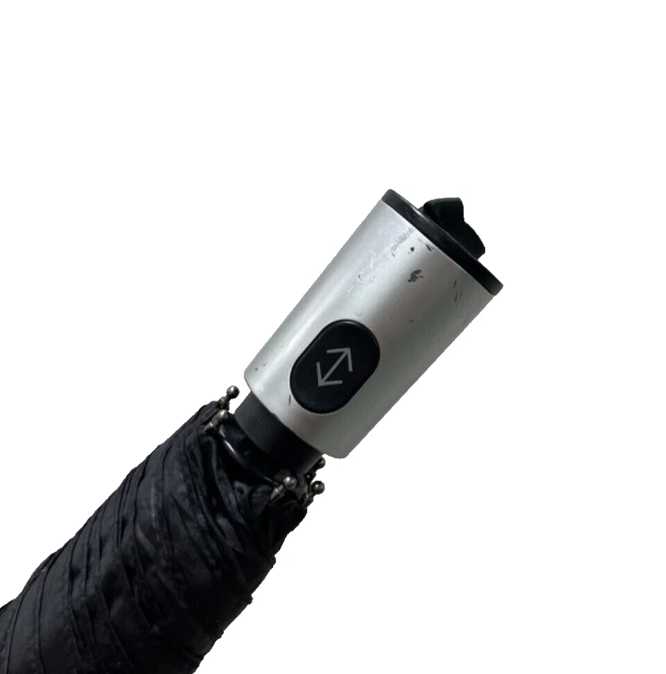 Shedrain Solid Black Compact Auto Open Auto Close Umbrella - Image 3 of 4