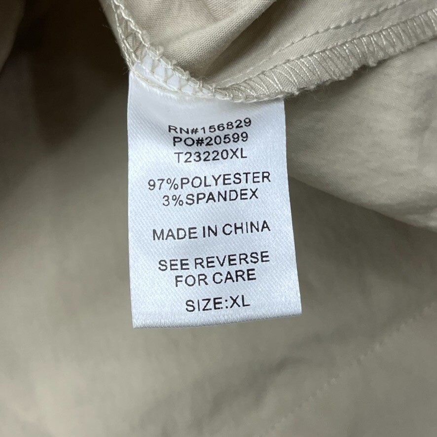 White Birch Beige Full-Zip Cropped Basic Jacket W… - image 3