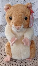 VINTAGE 2000 TY BEANIE BABY "PELLET" HAMSTER 6" RETIRED