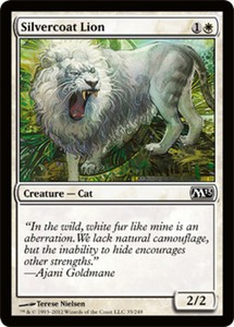 Silvercoat Lion - Foil x1 - Magic 2013 - NM-Mint, English - Magic 2013