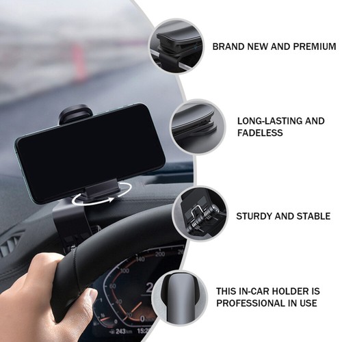 Rotatable Phone Mount Car Air Vent Phone Holder Air Vent Phone Mount - 第 2/12 張圖片
