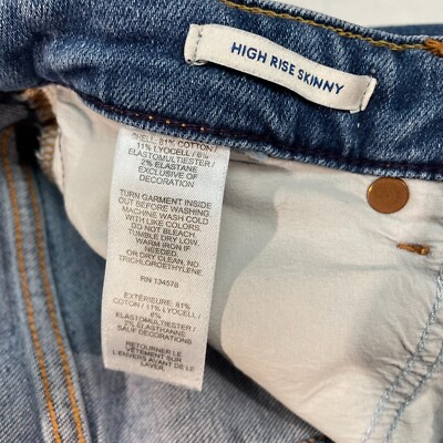 Vineyard Vines Candiani Denim Jeans High Rise Skinny Womens Pants